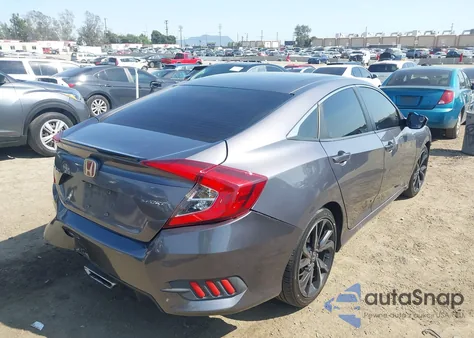 2019 Honda Civic Sport from USA, damaged, VIN 2HGFC2F8XKH548730